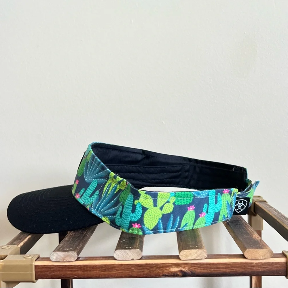 Ariat Cactus Patterned Black Visor - Picture 3 of 5